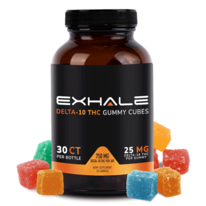 750mg Delta-10 Gummy Cubes